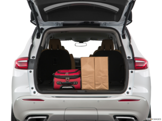 2018 buick enclave cargo area with stuff