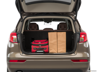 2018 buick envision cargo area with stuff
