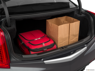 2018 cadillac ats cargo area with stuff