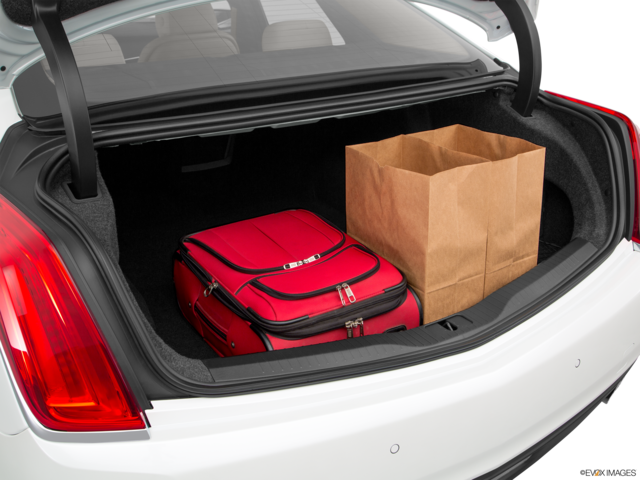 2018 cadillac ct6 cargo area with stuff
