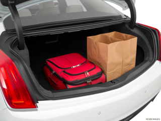 2018 cadillac ct6 cargo area with stuff