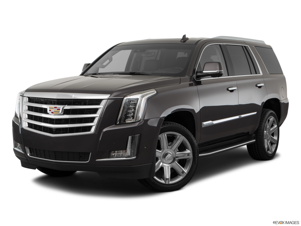 2018 cadillac escalade angled front
