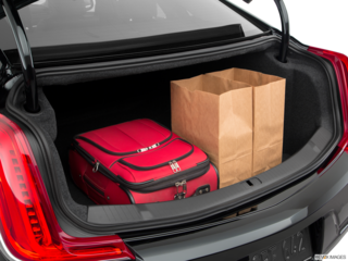 2018 cadillac xts cargo area with stuff