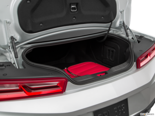 2018 chevrolet camaro cargo area with stuff