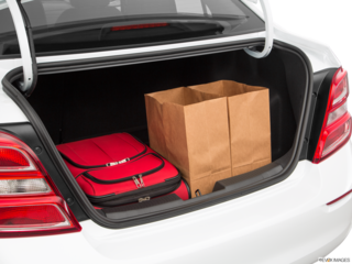 2018 chevrolet sonic cargo area with stuff