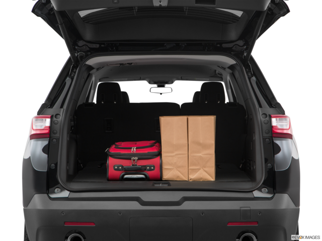 2018 chevrolet traverse cargo area with stuff