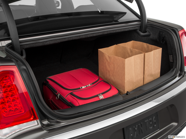 2018 chrysler 300 cargo area with stuff