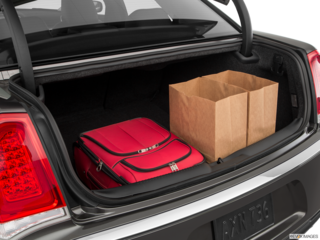 2018 chrysler 300 cargo area with stuff