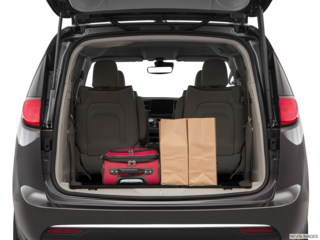 2018 chrysler pacifica-hybrid cargo area with stuff