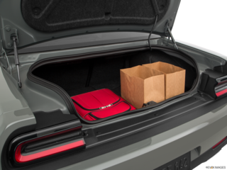 2018 dodge challenger cargo area with stuff
