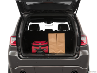 2018 dodge durango cargo area with stuff