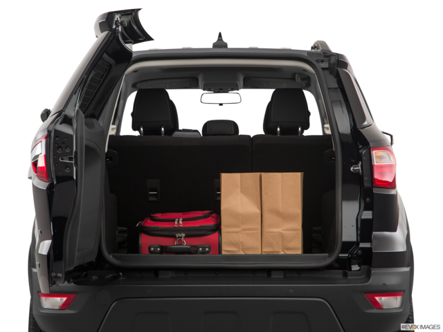 2018 ford ecosport cargo area with stuff