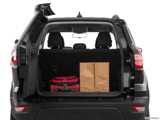 2018 ford ecosport cargo area with stuff
