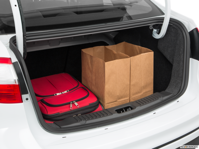 2018 ford fiesta cargo area with stuff