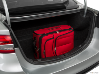 2018 ford fusion-energi cargo area with stuff