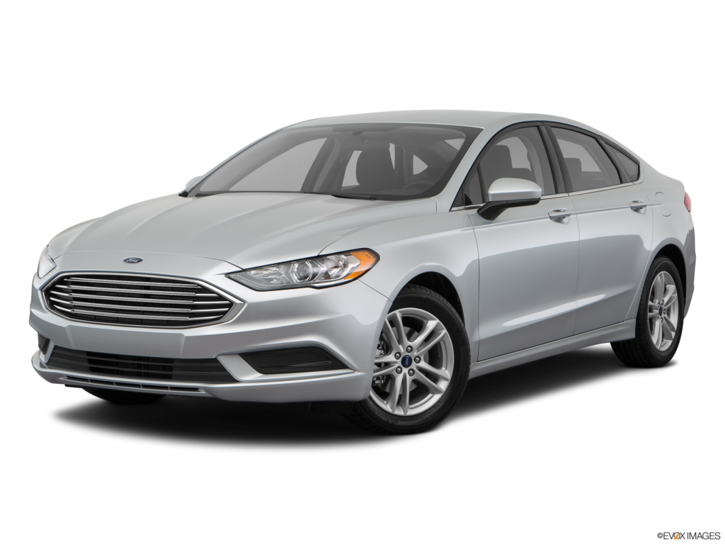 2018 ford fusion angled front