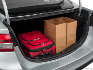 2018 ford fusion cargo area with stuff