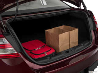 2018 ford taurus cargo area with stuff