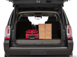 2018 gmc yukon cargo area with stuff