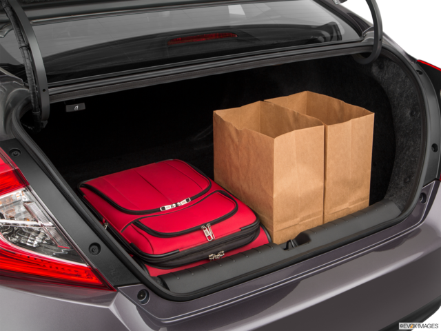 2018 honda civic cargo area with stuff