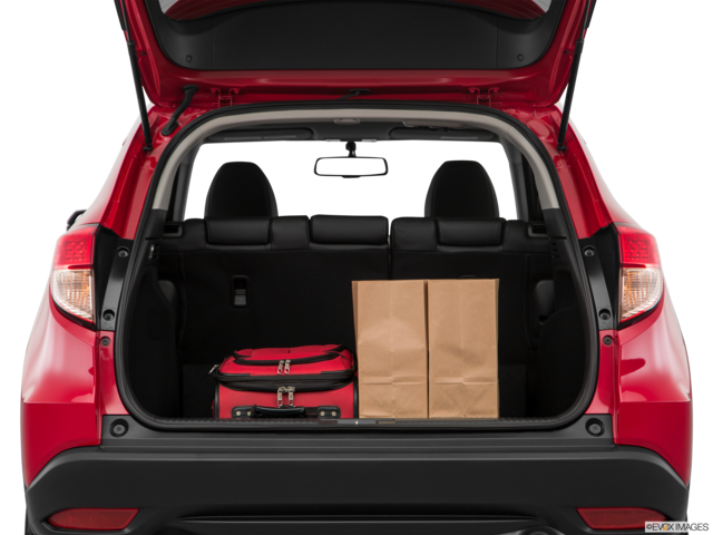 2018 honda hr-v cargo area with stuff