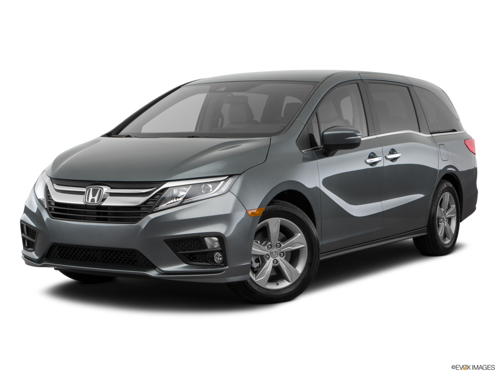 2018 honda odyssey angled front
