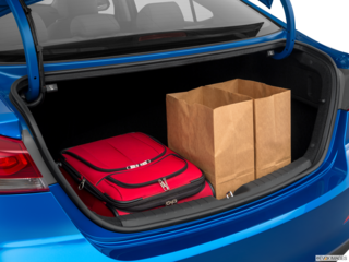 2018 hyundai elantra cargo area with stuff