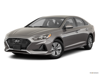 2018 hyundai sonata-hybrid angled front