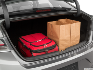 2018 hyundai sonata-hybrid cargo area with stuff