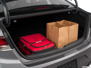 2018 hyundai sonata cargo area with stuff