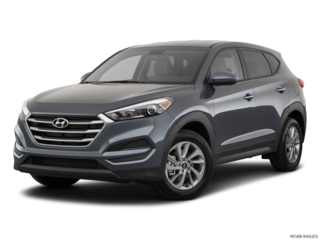 2018 hyundai tucson angled front