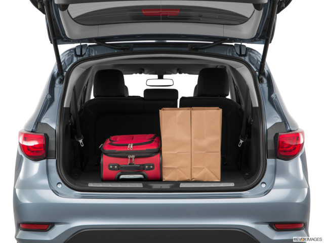 2018 infiniti qx60 cargo area with stuff