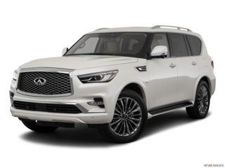 2018 infiniti qx80 angled front