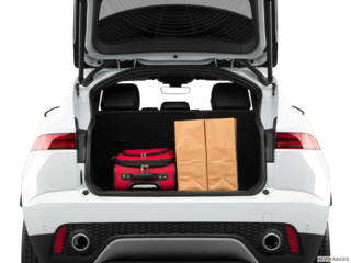 2018 jaguar e-pace cargo area with stuff