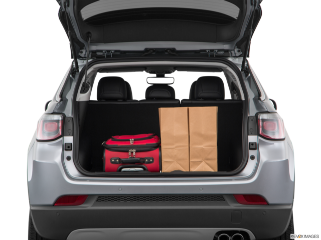 2018 jeep compass cargo area with stuff