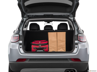 2018 jeep compass cargo area with stuff