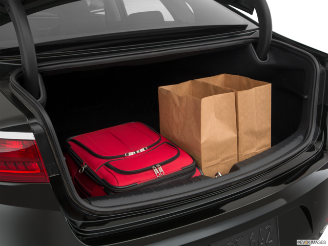 2018 kia cadenza cargo area with stuff