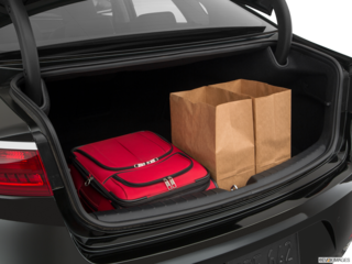 2018 kia cadenza cargo area with stuff