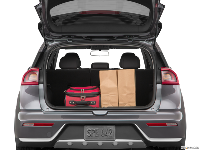2018 kia niro cargo area with stuff