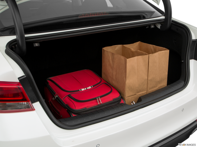 2018 kia optima cargo area with stuff
