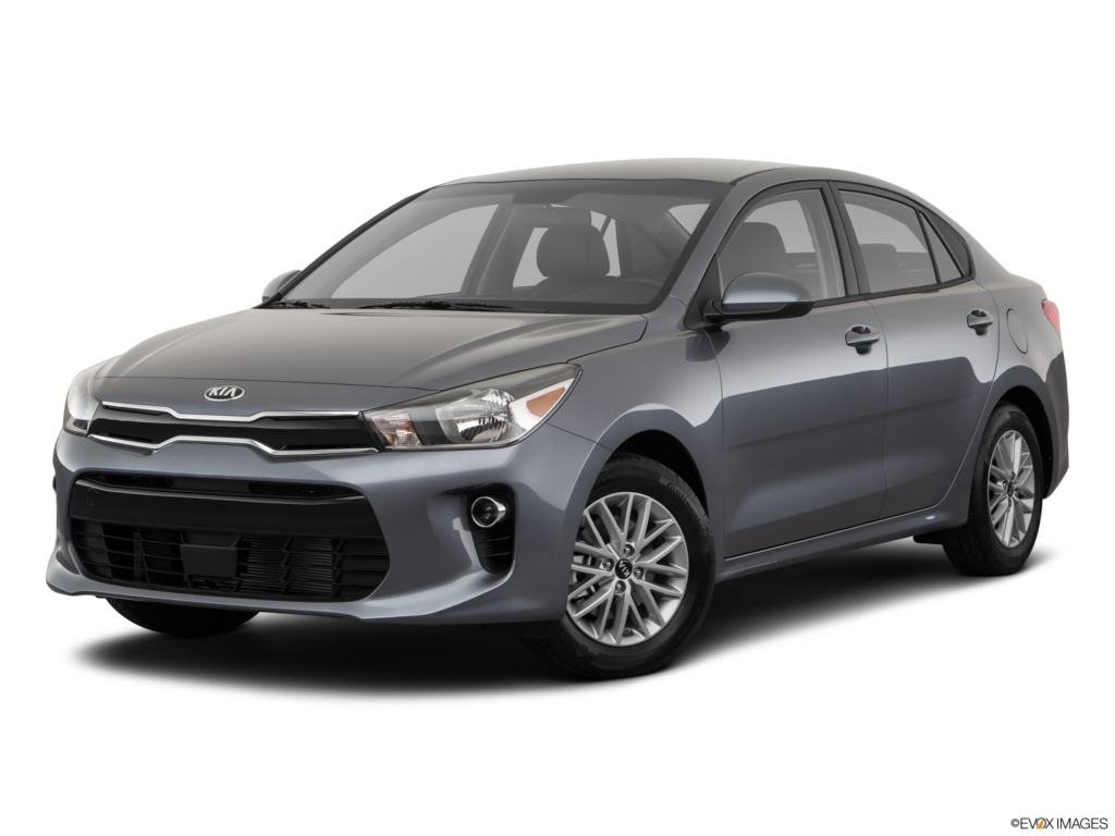 2018 kia rio angled front