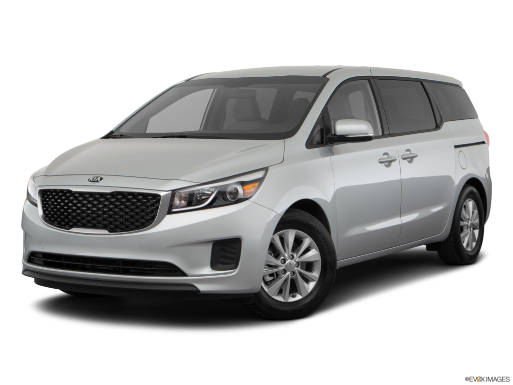 2018 kia sedona angled front