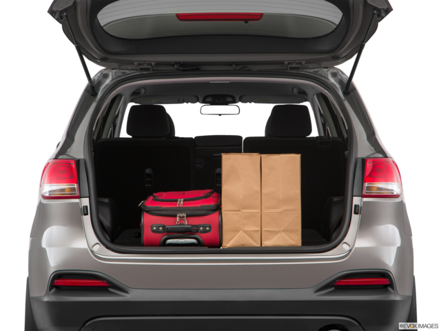 2018 kia sorento cargo area with stuff