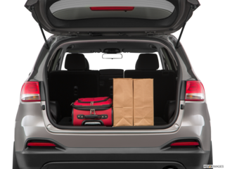 2018 kia sorento cargo area with stuff