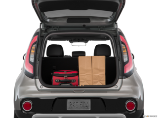 2018 kia soul cargo area with stuff