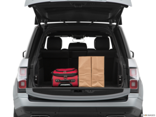 2018 land-rover range-rover cargo area with stuff