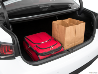 2018 lexus gs-f cargo area with stuff