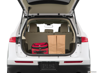 2018 lincoln mkt cargo area with stuff