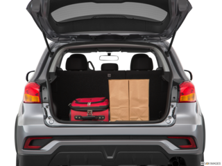 2018 mitsubishi outlander-sport cargo area with stuff