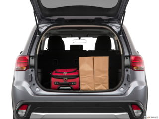 2018 mitsubishi outlander cargo area with stuff